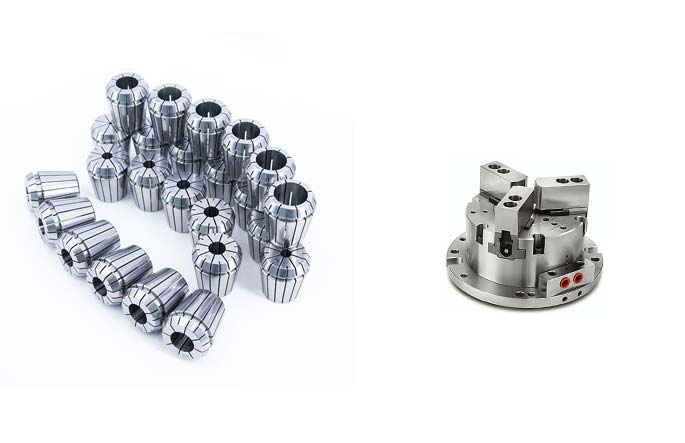 what is the difference between a collet and a chuck